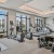 a gym with exercise equipment